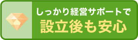 しっかり経営サポートで設立後も安心